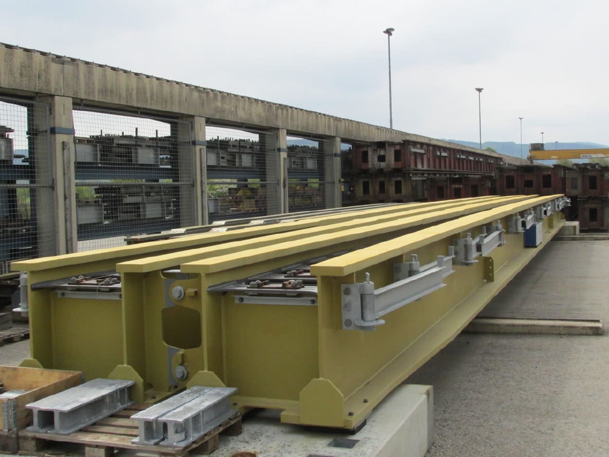 High-performance auxiliary railway bridges for speeds up to 160km/h (HHB), Austria
